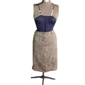 Anne Klein tweed style pencil skirt size 6
